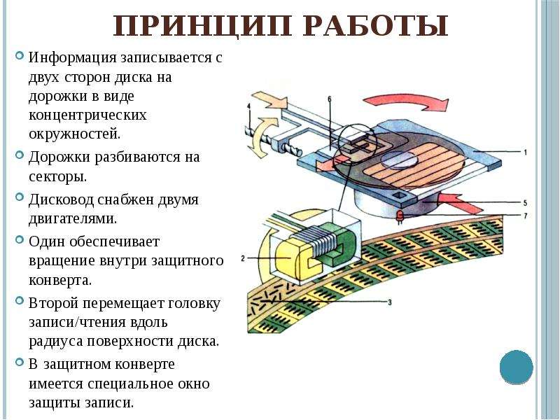 Принцип работы внешней памяти. Принцип действия внешних устройств. На эти диски информация записывается на концентрические дорожки. Как записывается информация на спиральную дорожку принцип действия.