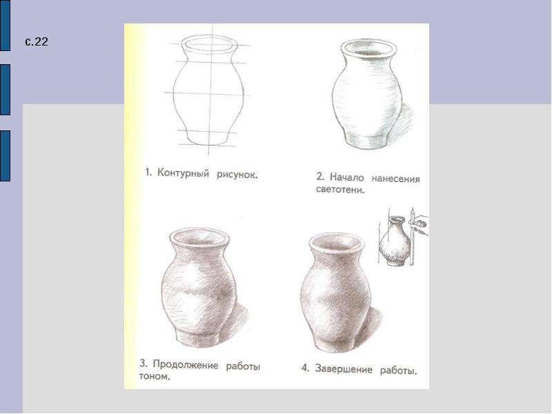 Работа в тоне. Предметная зарисовка. Светотень в рисунке. Кувшин карандашом. Кувшин по изобразительному искусству.