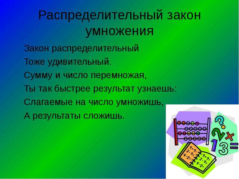 Распределительный закон умножения. Законы умножения. Принцип умножения. Три закона умножения. Законы умножения 4 класс.