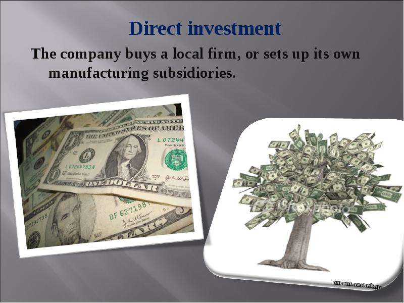 direct investment meaning