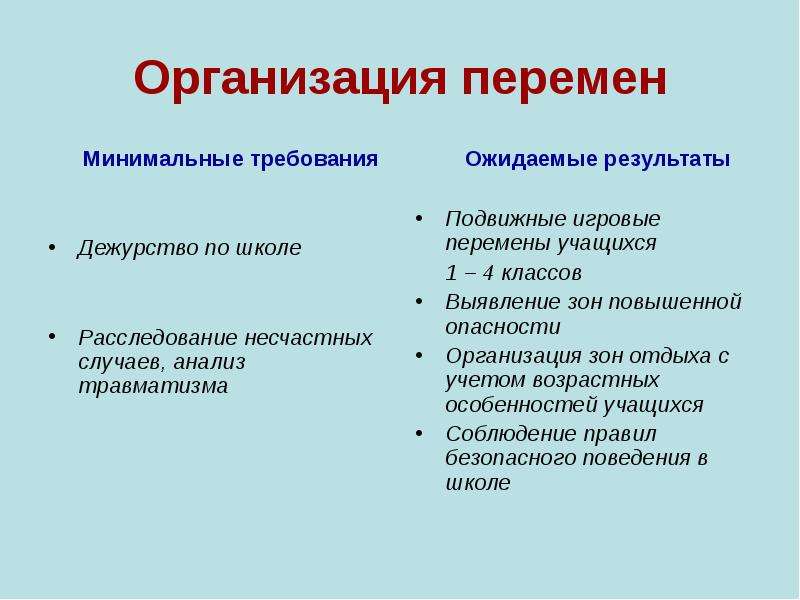Условия и показатели безопасности ОУ   Организация безопасного пути в школу   , слайд №5