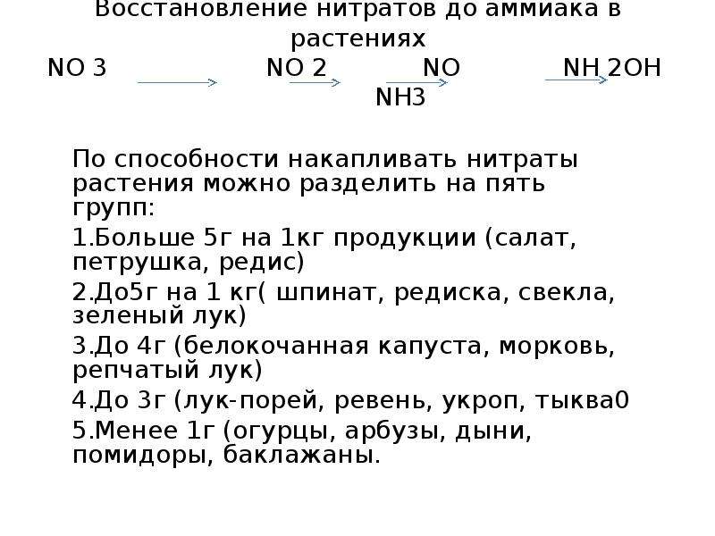 Г нитрата. Восстановление нитратов. Восстаговлениенитратов в нитриты. Восстановление нитратов в растениях. Восстановление нитратов до нитритов.