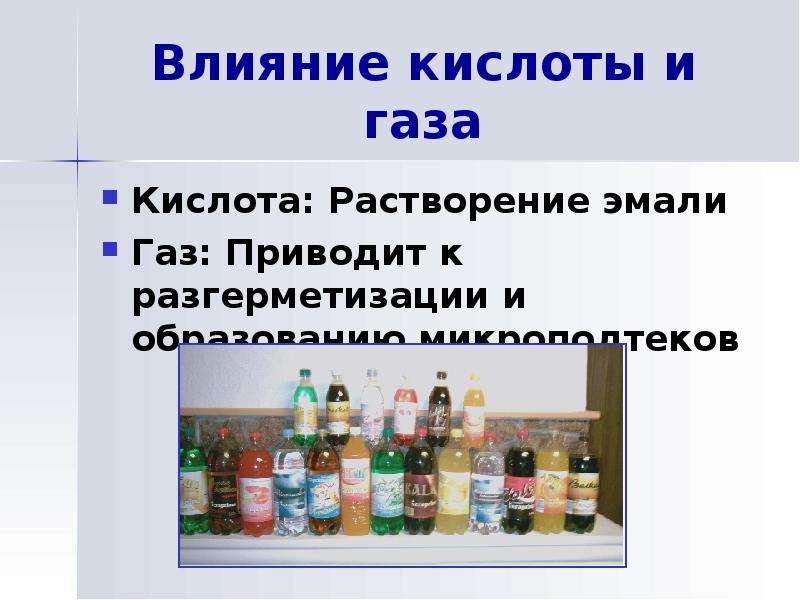 Кислоты газы. Газообразные кислоты. Влияние кислот. Растворимость эмали это.