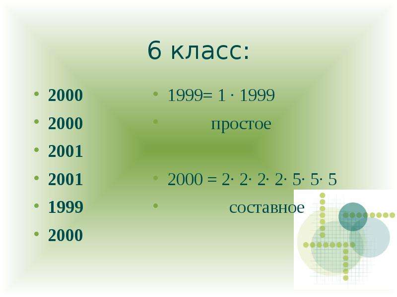 Простые и составные 5 класс