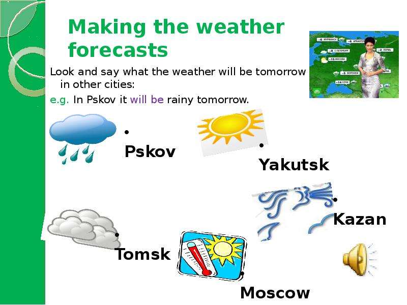 Проект по английскому 6 класс weather forecast