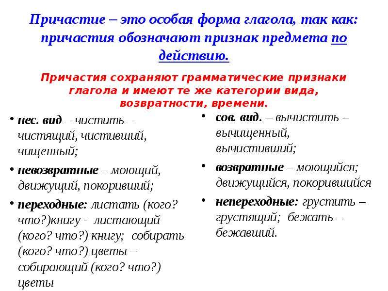 Дайте определение причастия. Причастие особая форма глагола. Причастие особая форма глагола с признаками прилагательного. Причастие как основная форма глагола. Причастие это форма глагола которая обозначает.