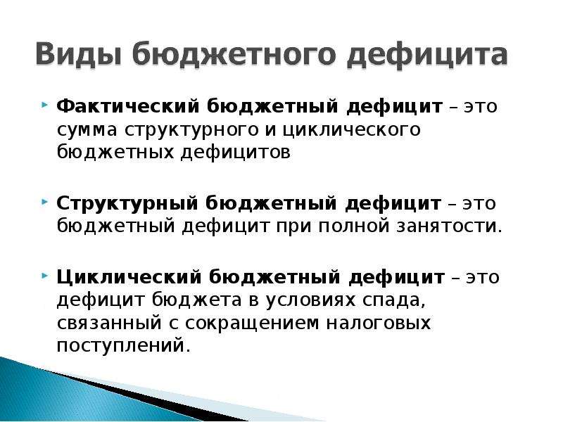 Государственный бюджет презентация 11 класс экономика