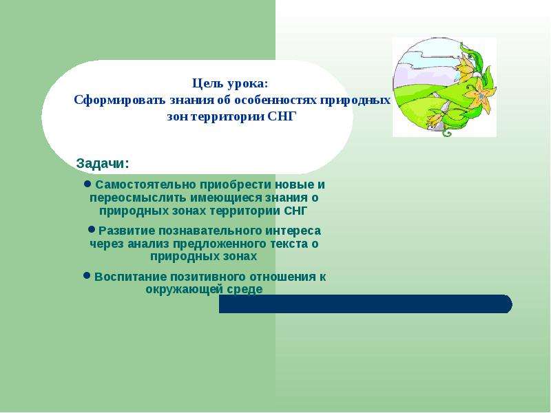 Цель 14. СНГ цели и задачи. Зоны и территории в педагогике. Четыре зоны воспитания. Открытый урок по теме задачи СНГ С презентацией.