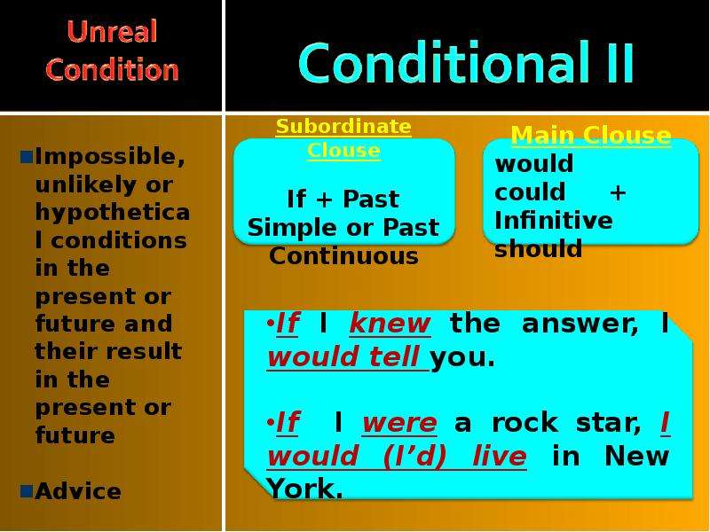 Презентация conditionals 10 класс