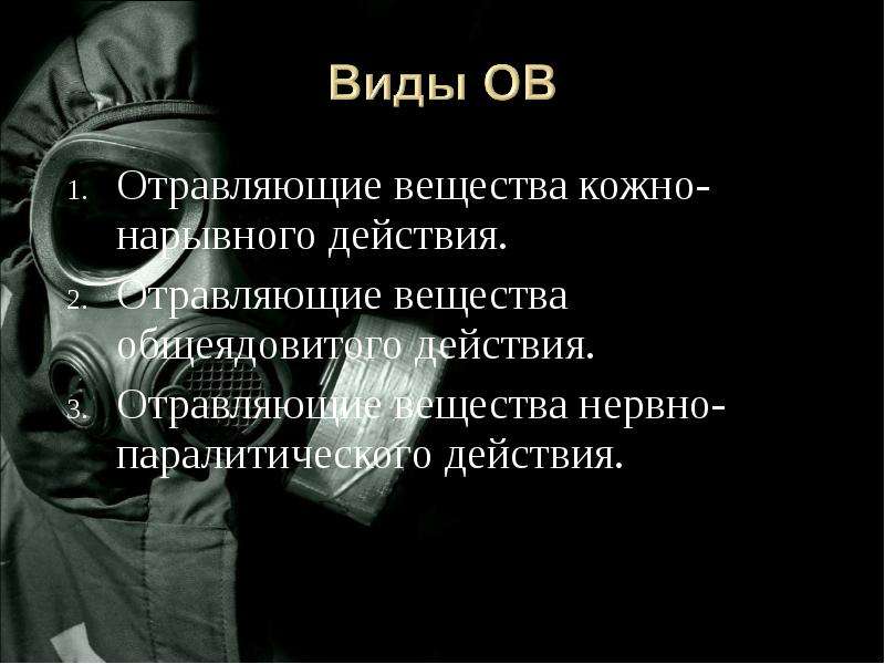 Химическое оружие презентация