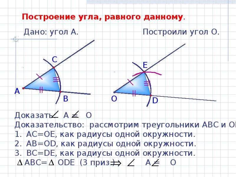 Презентация на тему задачи на построение