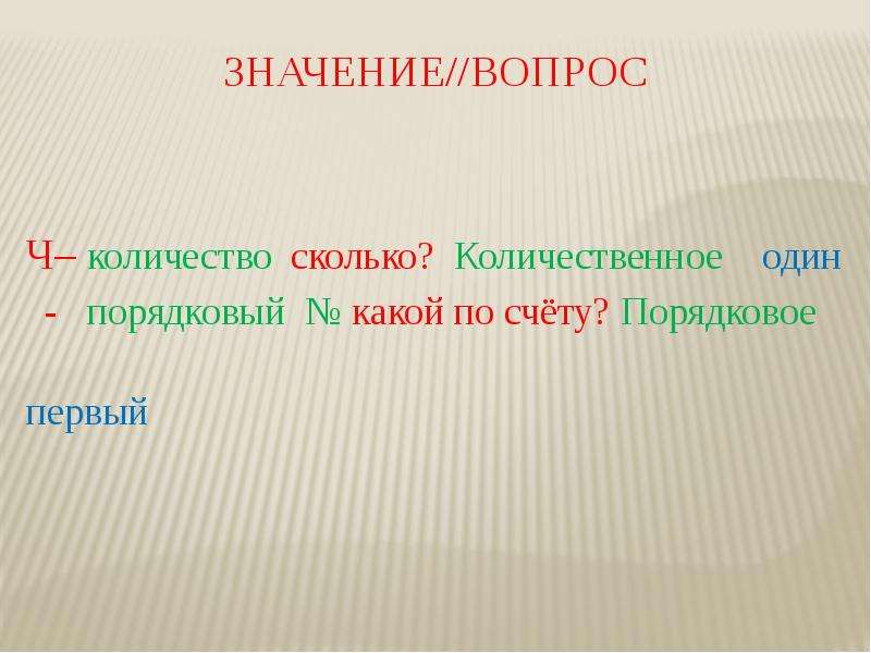 Значимость вопроса. Значение вопроса. Вопрос времени что это значит. По одному количественному,по одному порядкому,по одному составному.