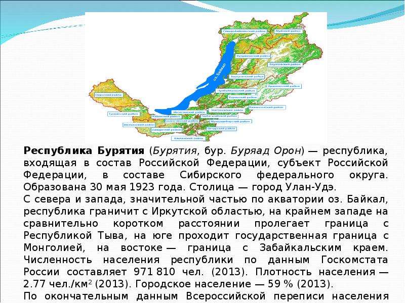 Презентация на тему история бурятии