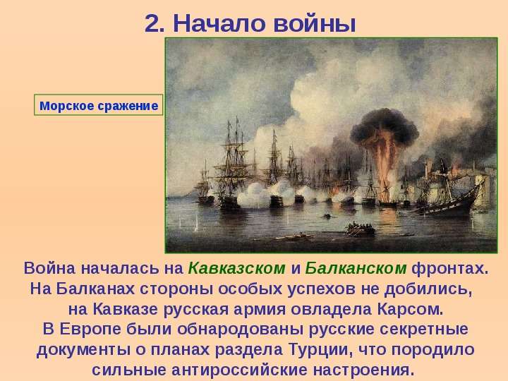 Презентация на тему: Крымская война, слайд №6