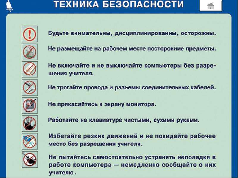 Основные правила проведения презентации