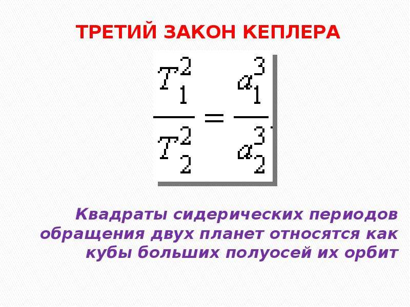 1 закон кеплера картинка