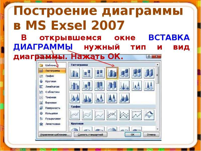 Нужный тип. При вставке в текст диаграммы открывается .... Как вставить в диаграмму окошко для текста. В окошки вставить нужные наименования. Вставка окошко инфо.