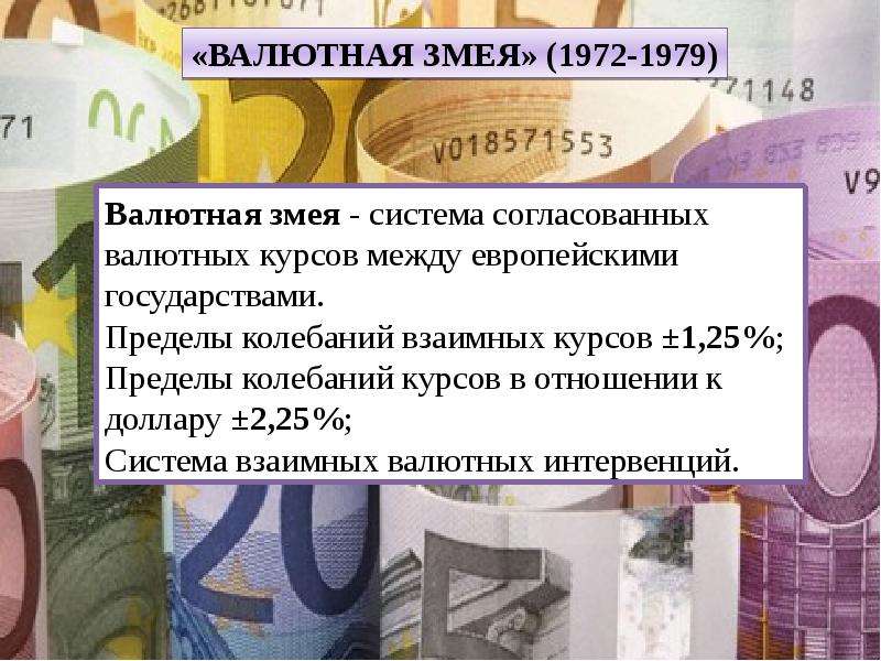 Презентация европейская валютная система