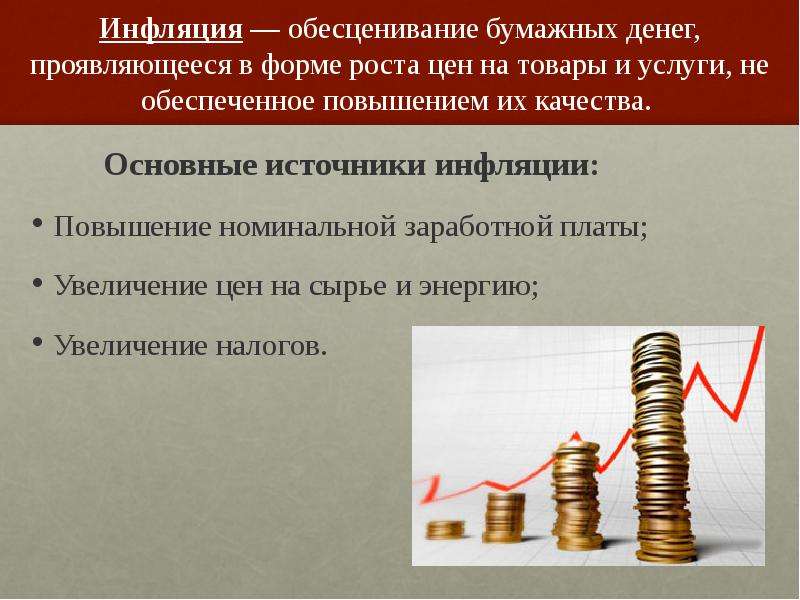 Инфляция презентация по экономике