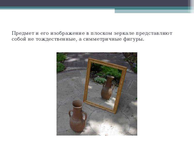Как называется изображение предмета в зеркале