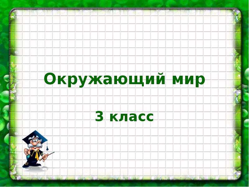 Титульник проекта по окружающему миру 3 класс