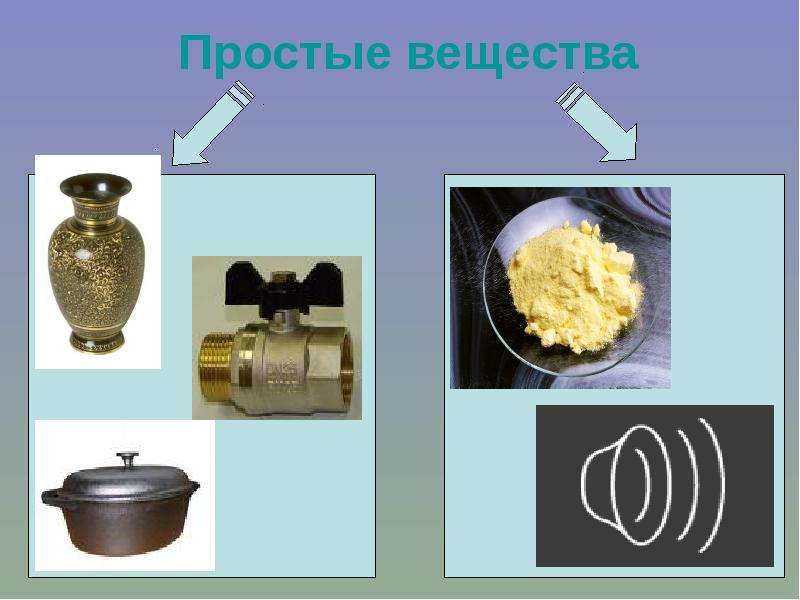 3 простых веществ