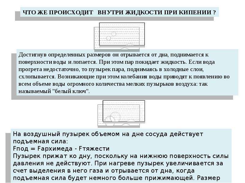 8 класс физика презентация кипение