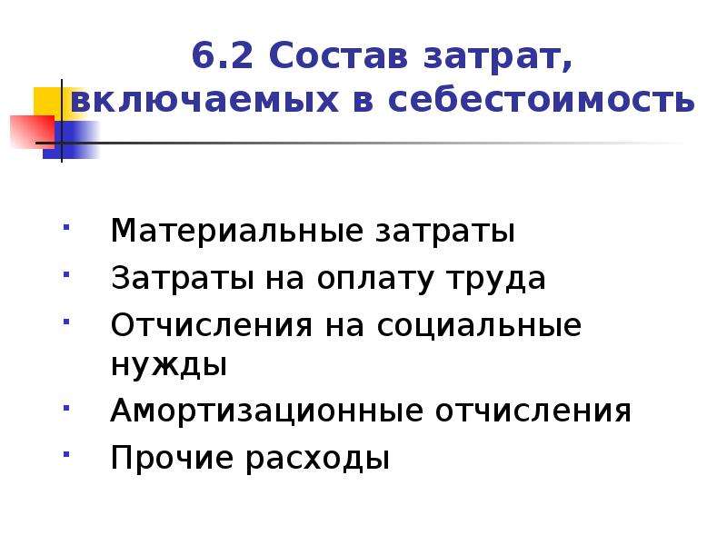 Издержки производства и себестоимость продукции презентация