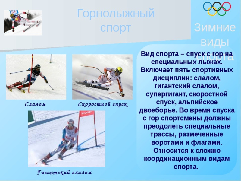 Зимние олимпийские виды спорта , слайд №7