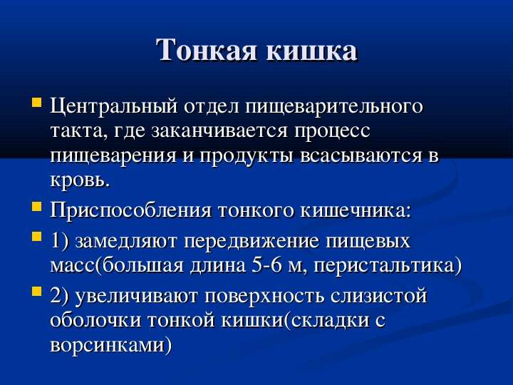 Презентация на тему пищеварение в кишечнике 8 класс