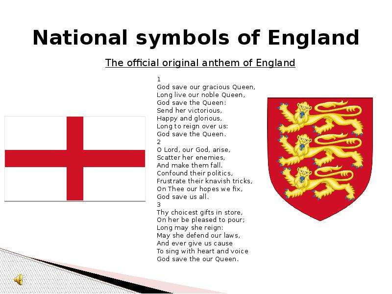 The national symbol of england is