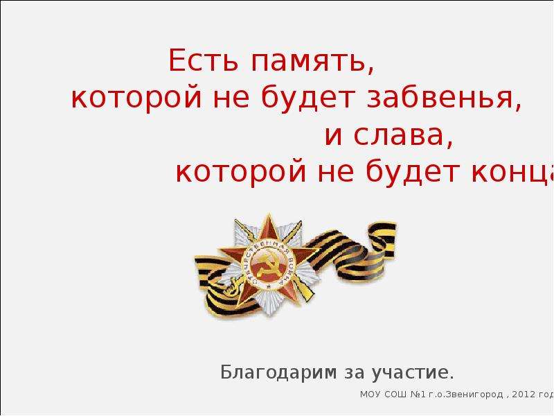 Боевая слава российских воинов презентация