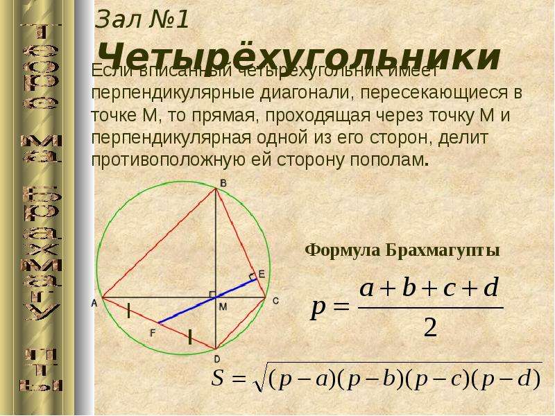 Сделайте рисунок опровергающий утверждение четырехугольник диагонали которого перпендикулярны