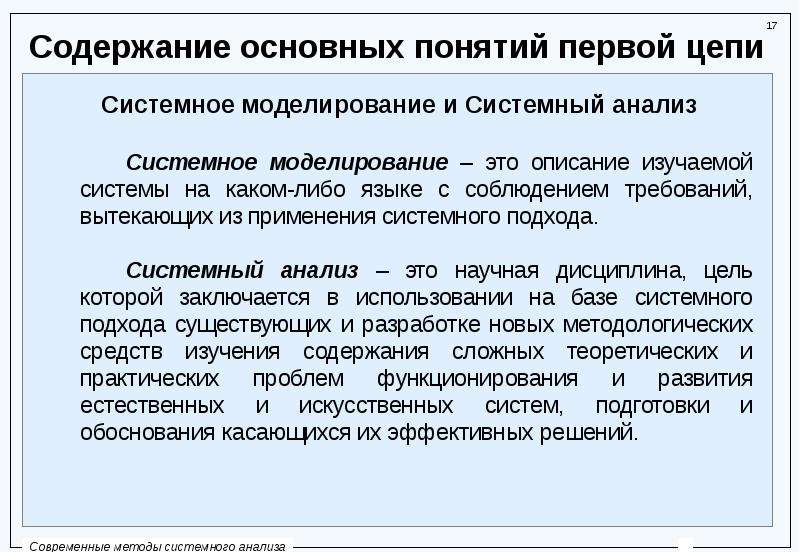 Основное содержание 4. Системное моделирование. Метод системного моделирования. Принципы системного подхода в моделировании. Моделирование в системном анализе.