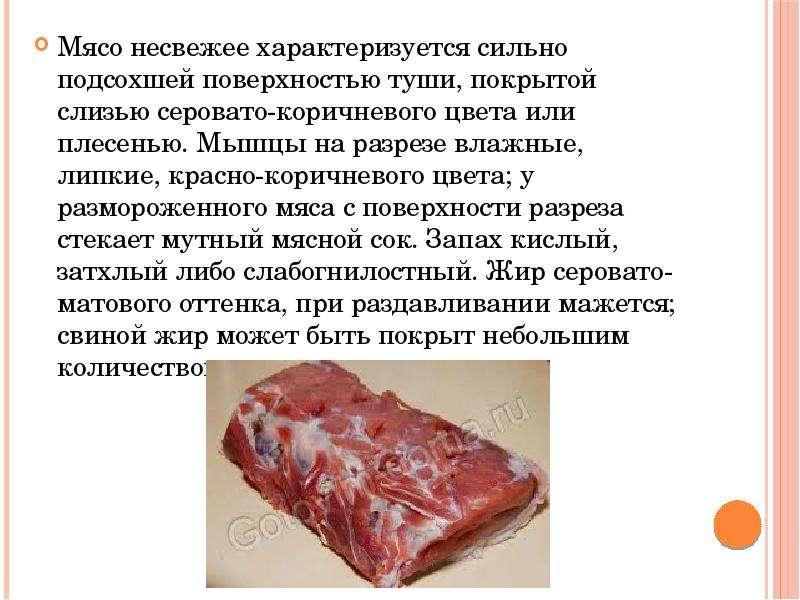 Презентация на тему Мясо и мясные продукты, слайд №23