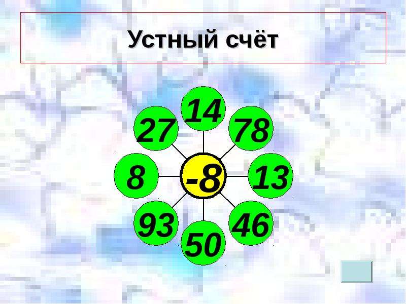 Презентация 2 класс устный счет школа россии