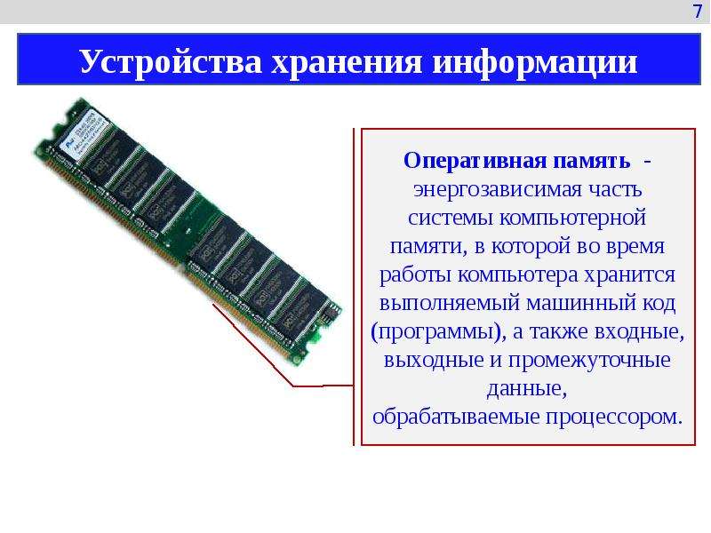 Назначение и устройство компьютера , слайд №8
