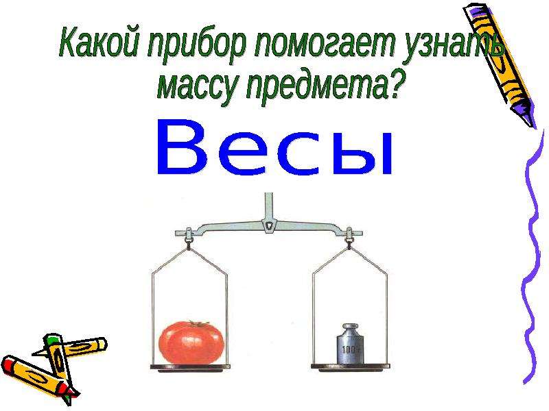 Презентация весы 1 класс