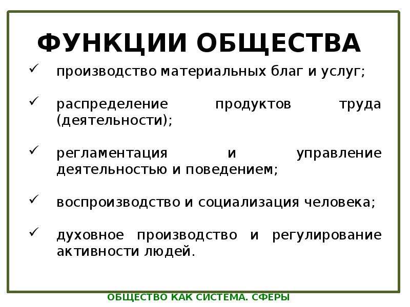 Как функционирует общество