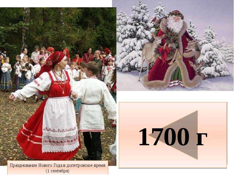 1700 1 5. Новый год в Допетровские времена.