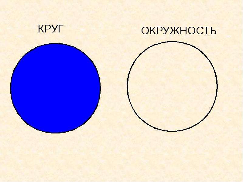 Презентация по теме окружность