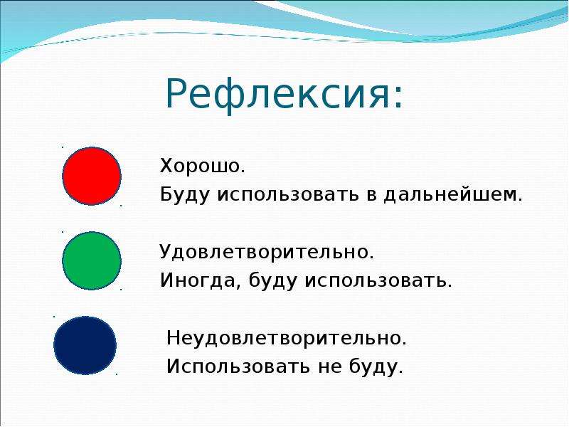 Рефлексия для проекта