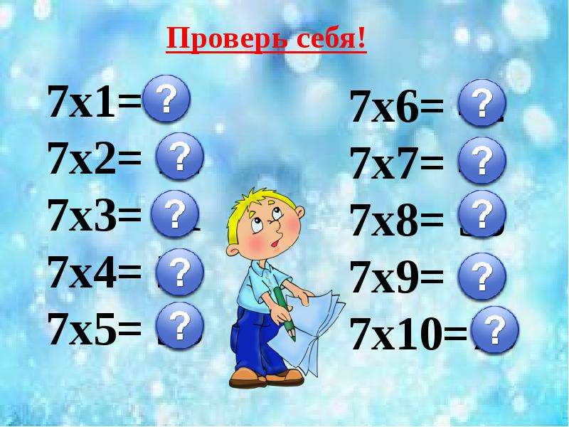 7 умножить на 2. Таблица умножения на 7. Умножение на 7 презентация. Умножить семь двоек и 7. 7 Умножить 7 и синий.