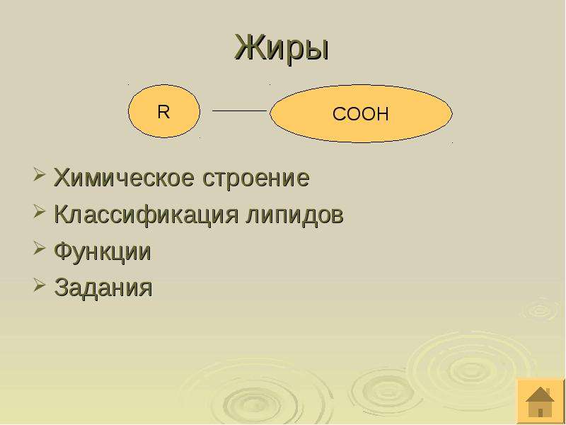 Строение жиров. По хим строению жиры.