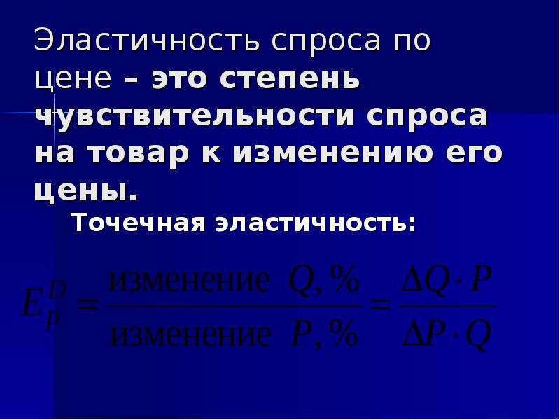 Чувствительность спроса к цене. Точечная эластичность спроса. Эластичность спроса. Точечная эластичность спроса по цене. Эластичный спрос по цене.