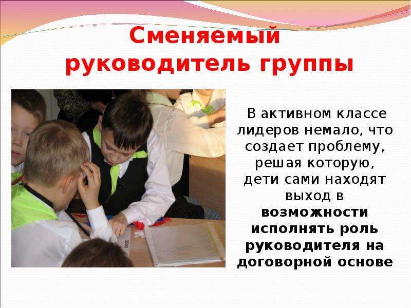 Группы активности. Группа класс руководители. Руководитель группы презентация. Групповая работа на уроках в начальной школе презентация. Метод групповой работы в младших школьников.