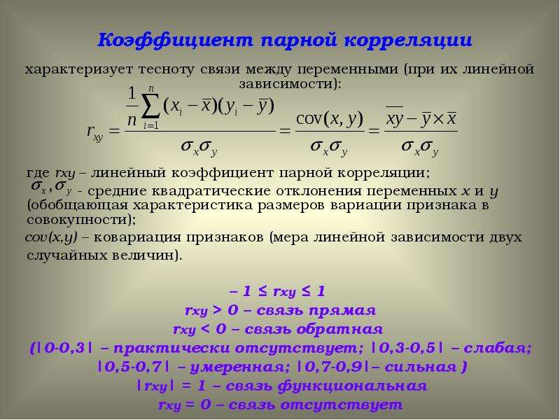 Коэффициент между. Линейный коэффициент парной корреляции rxy. Коэффициент корреляции rxy. Коэффициент корреляции линейной функции. Парный коэффициент корреляции определяется по формуле.