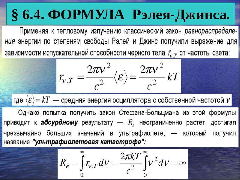 Тепловое излучение презентация