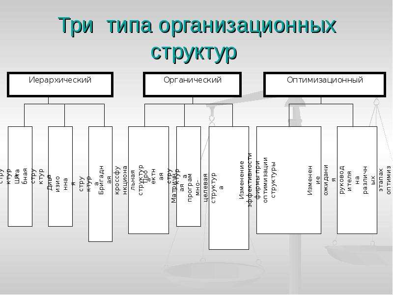 Организационный тип. 3 Типы организационных структур. Выделяют три типа организационных структур. Виды органов три вида. Название типа структур.