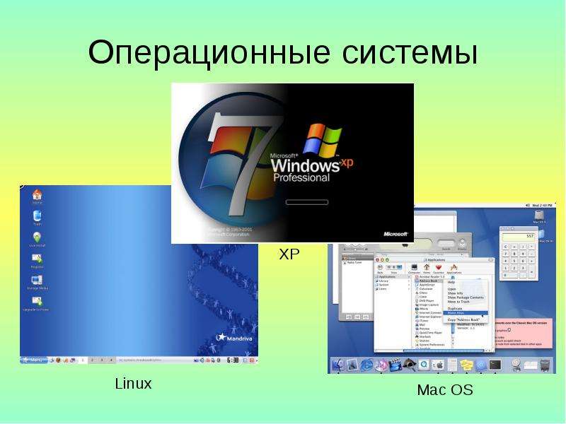 Операционные системы презентация 11 класс